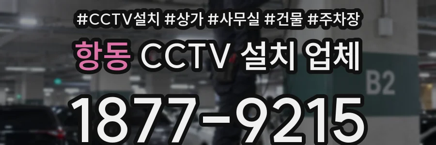 항동 CCTV 설치 업체