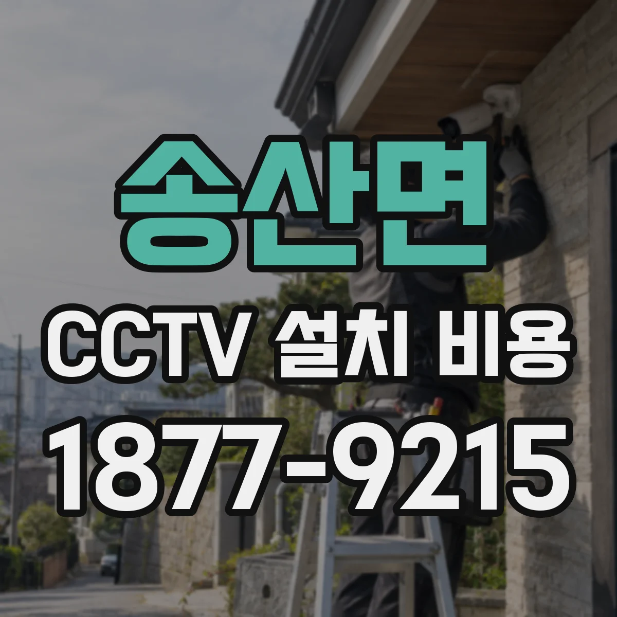 송산면 CCTV 설치 비용