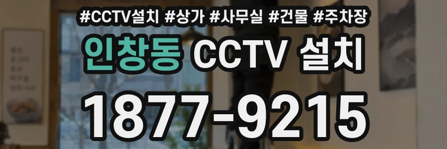 인창동 CCTV 설치