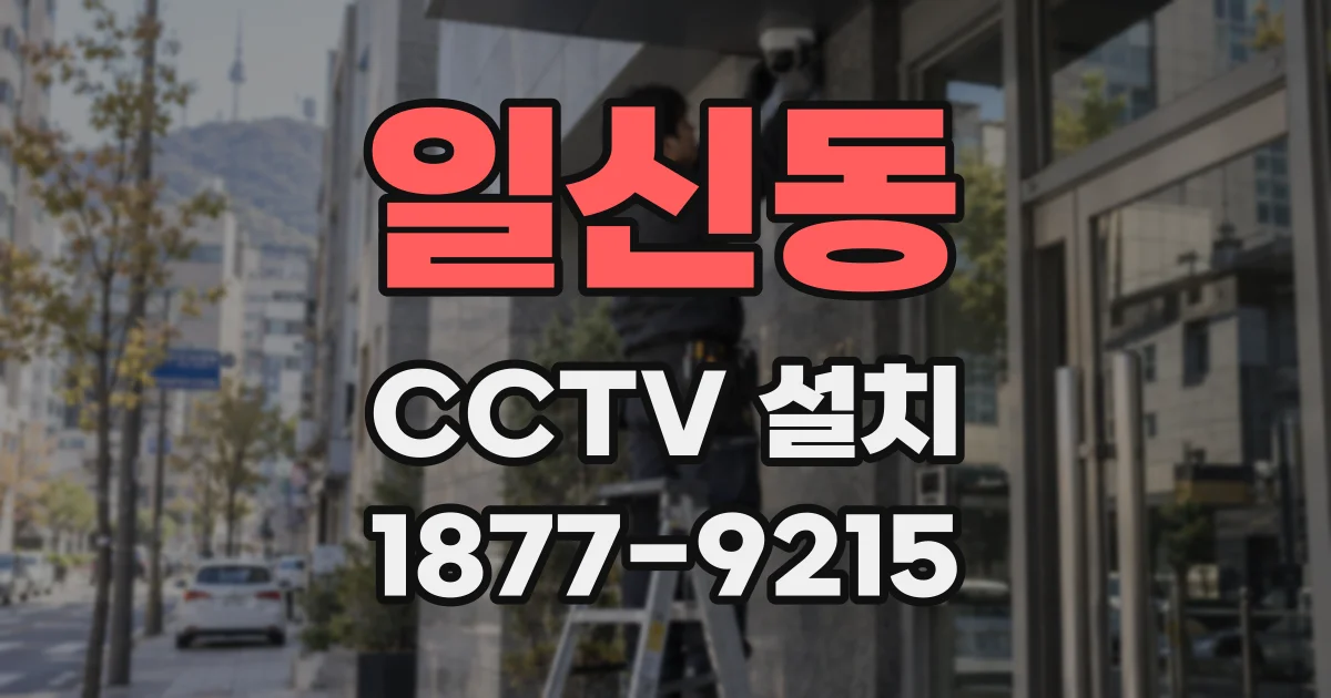 일신동 CCTV 설치