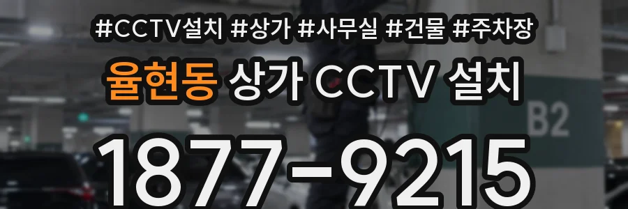 율현동 상가 CCTV 설치
