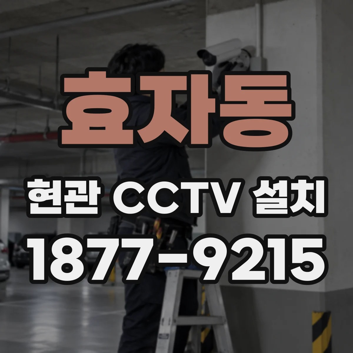 효자동 현관 CCTV 설치