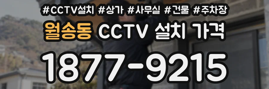 월송동 CCTV 설치 가격