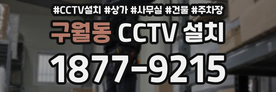 구월동 CCTV 설치