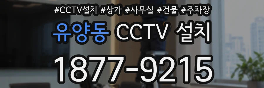 유양동 CCTV 설치