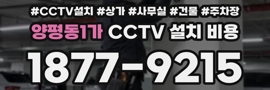 양평동1가 CCTV 설치 비용