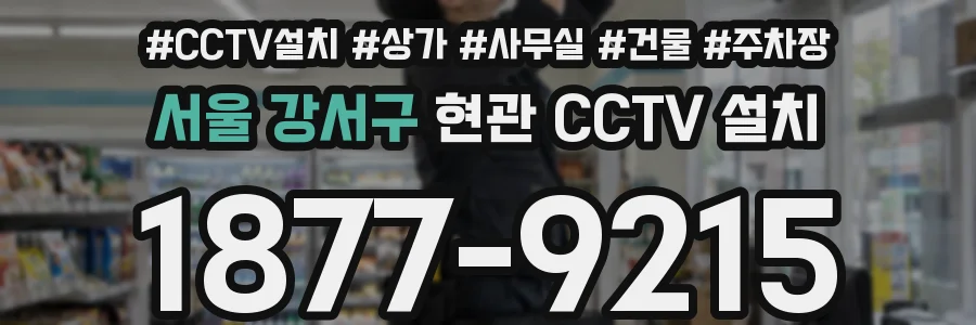 서울 강서구 현관 CCTV 설치