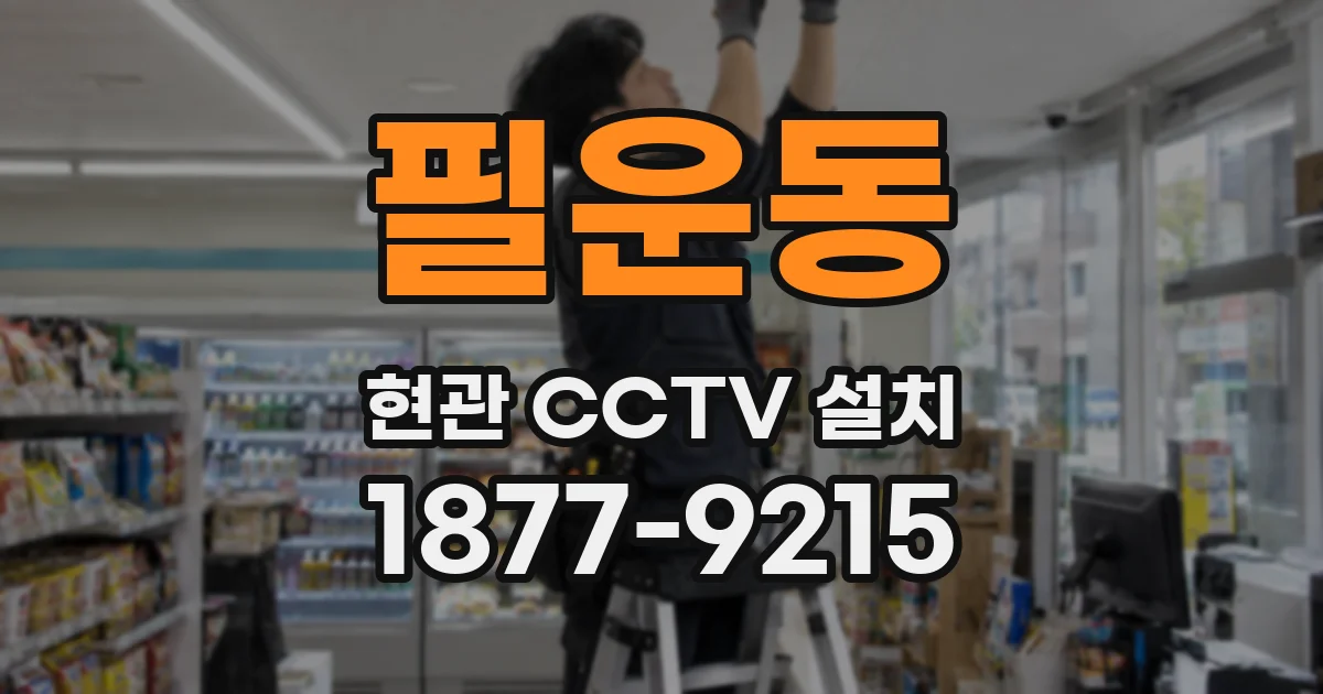 필운동 현관 CCTV 설치