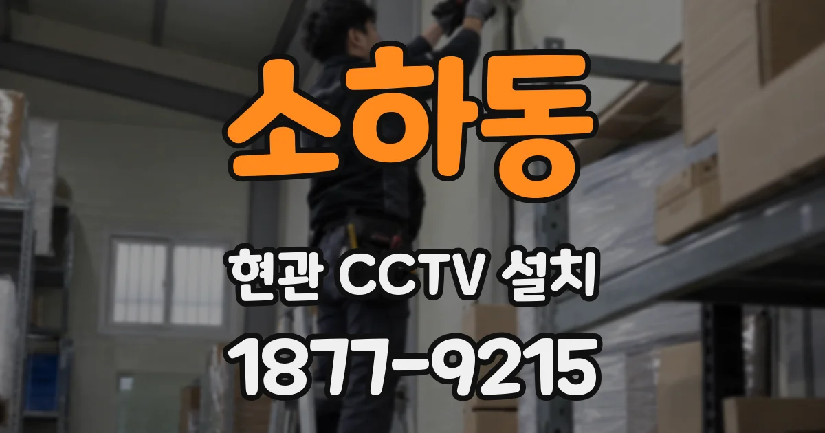 소하동 현관 CCTV 설치