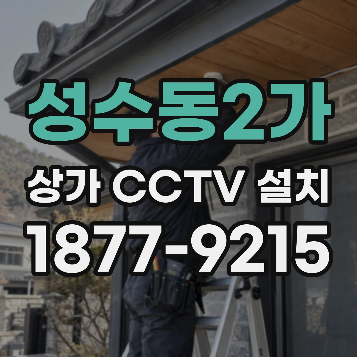 성수동2가 상가 CCTV 설치