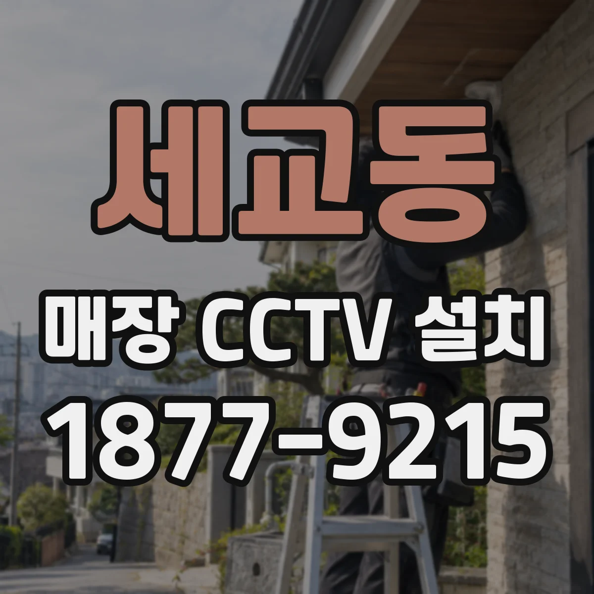 세교동 매장 CCTV 설치