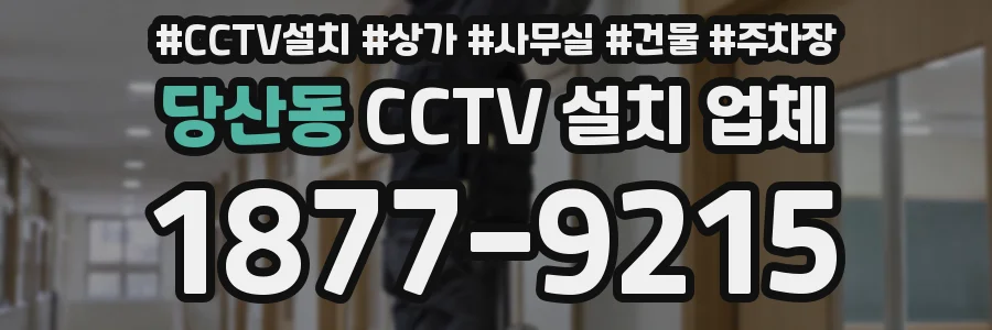 당산동 CCTV 설치 업체