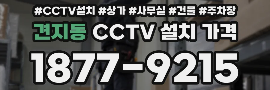 견지동 CCTV 설치 가격