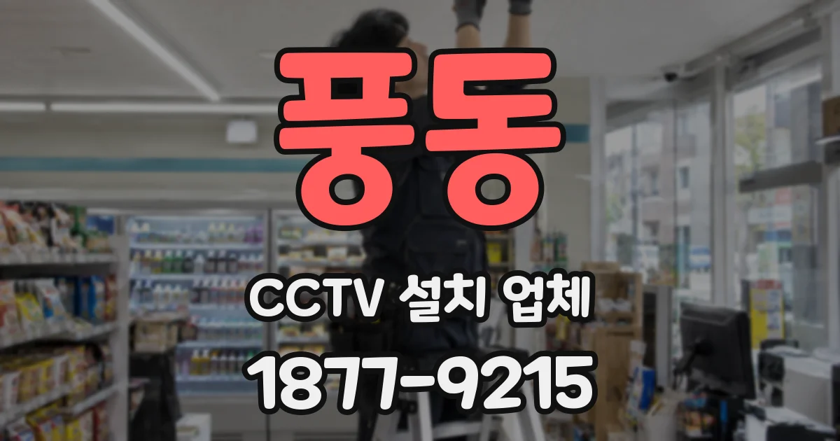 풍동 CCTV 설치 업체