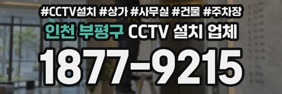 인천 부평구 CCTV 설치 업체
