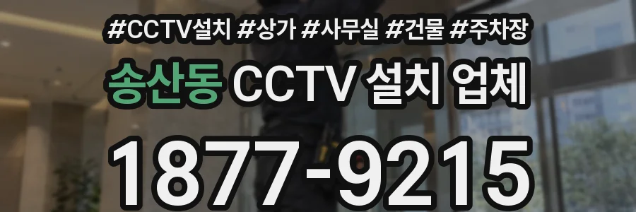 송산동 CCTV 설치 업체