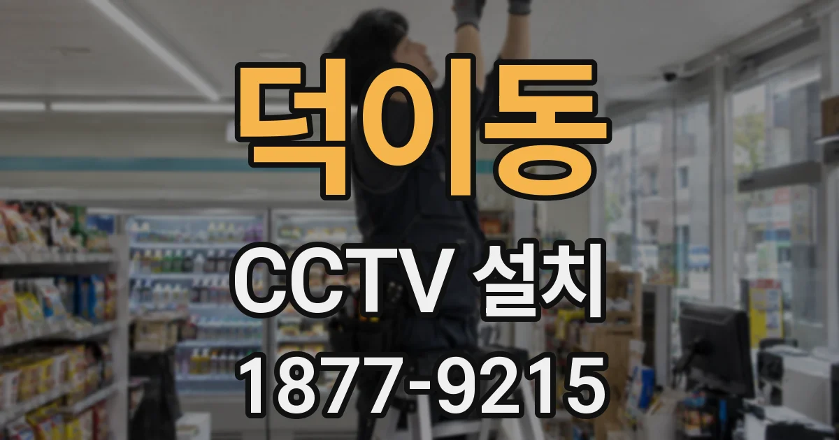 덕이동 CCTV 설치