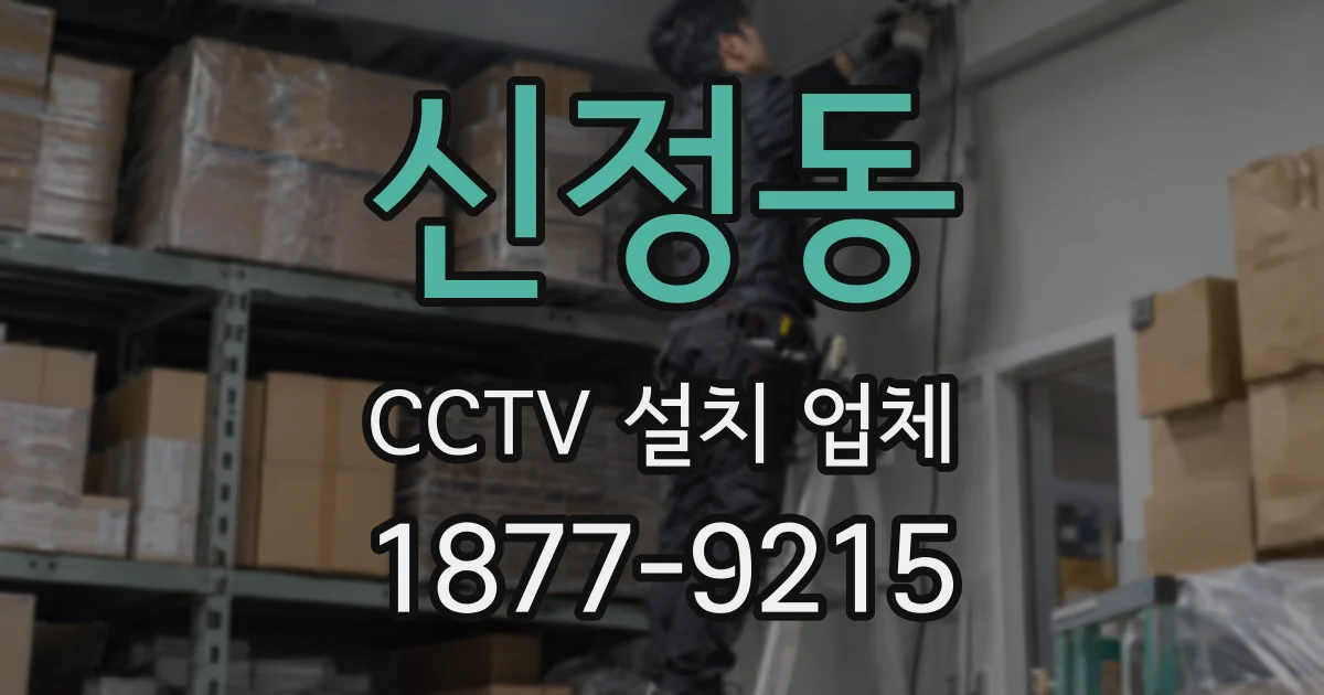신정동 CCTV 설치 업체