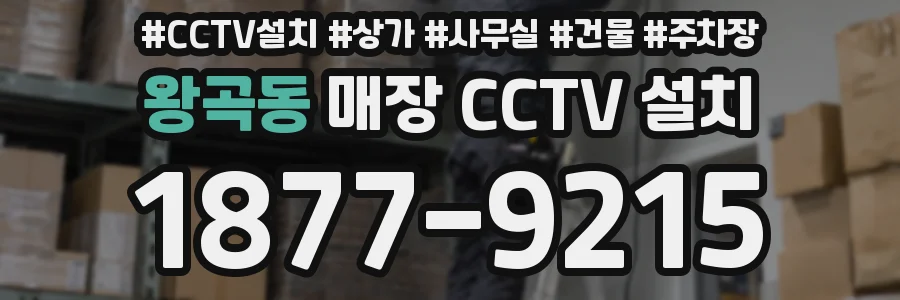 왕곡동 매장 CCTV 설치
