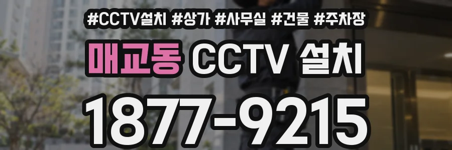 매교동 CCTV 설치
