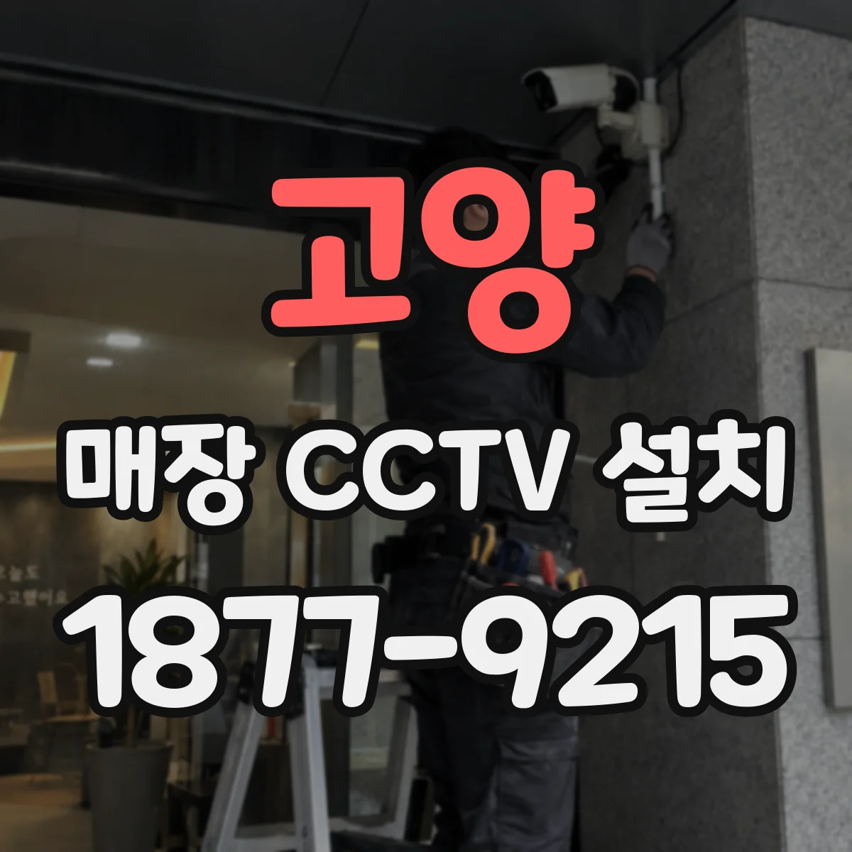 고양 매장 CCTV 설치