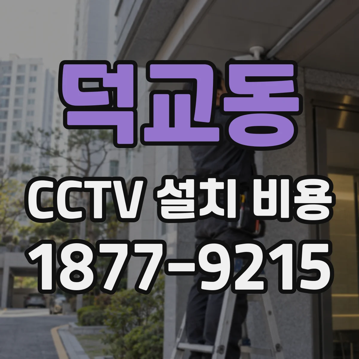 덕교동 CCTV 설치 비용