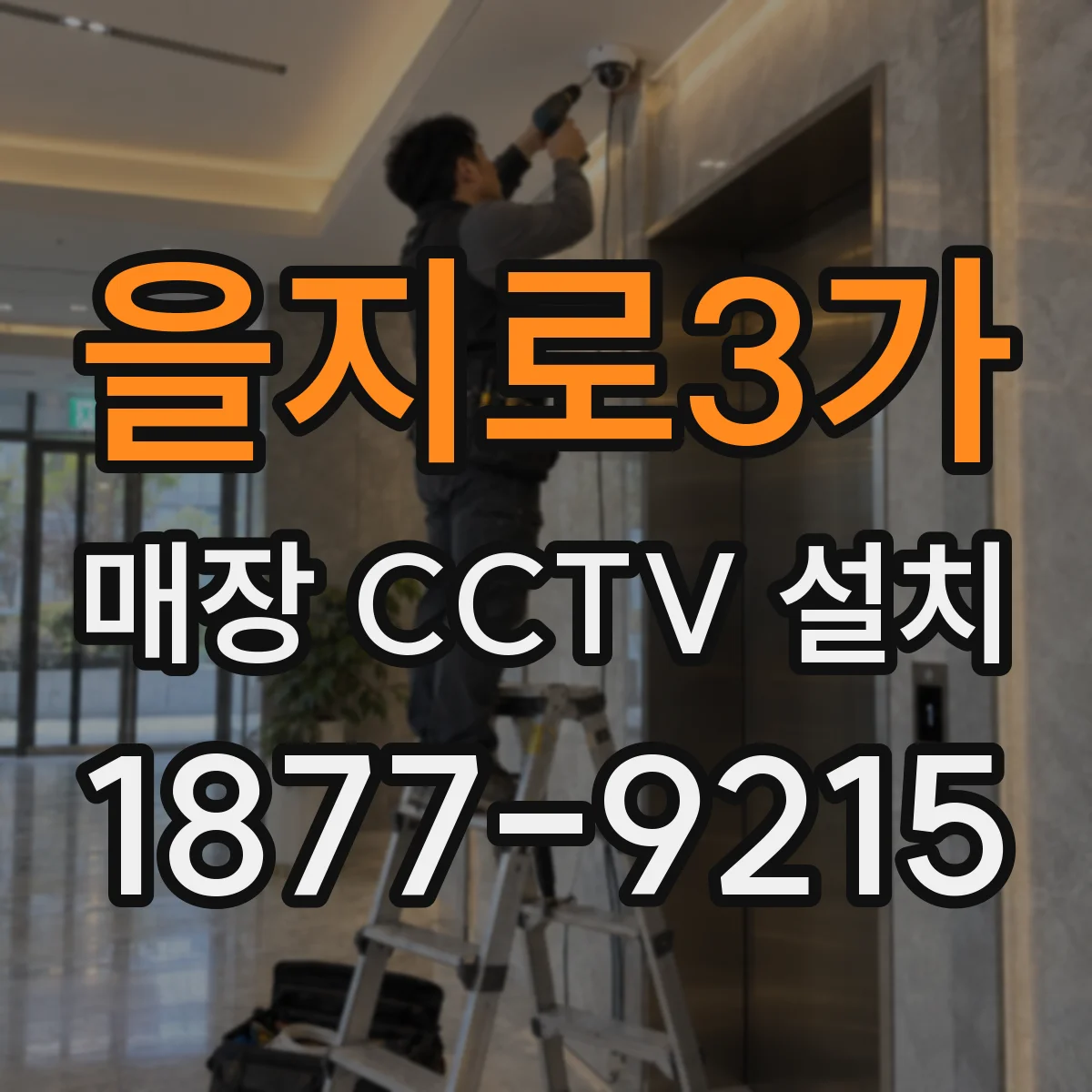 을지로3가 매장 CCTV 설치