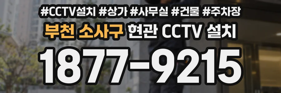 부천 소사구 현관 CCTV 설치