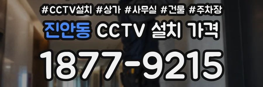 진안동 CCTV 설치 가격