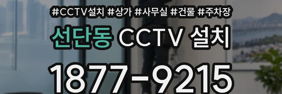 선단동 CCTV 설치