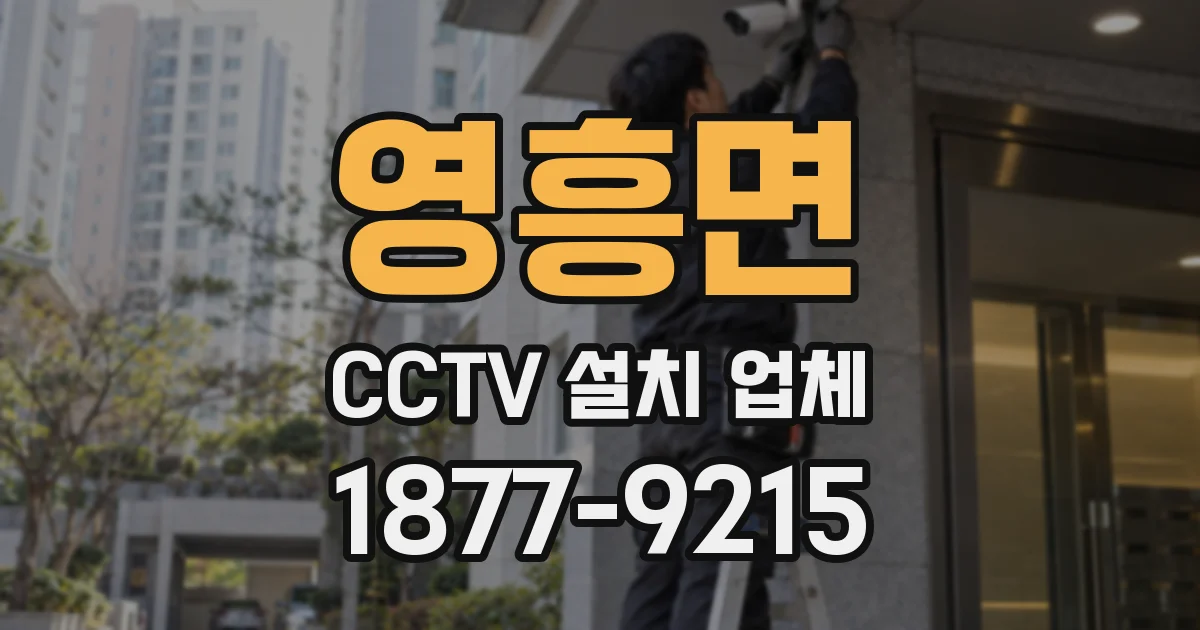 영흥면 CCTV 설치 업체
