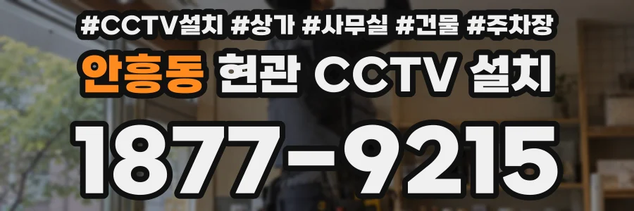 안흥동 현관 CCTV 설치