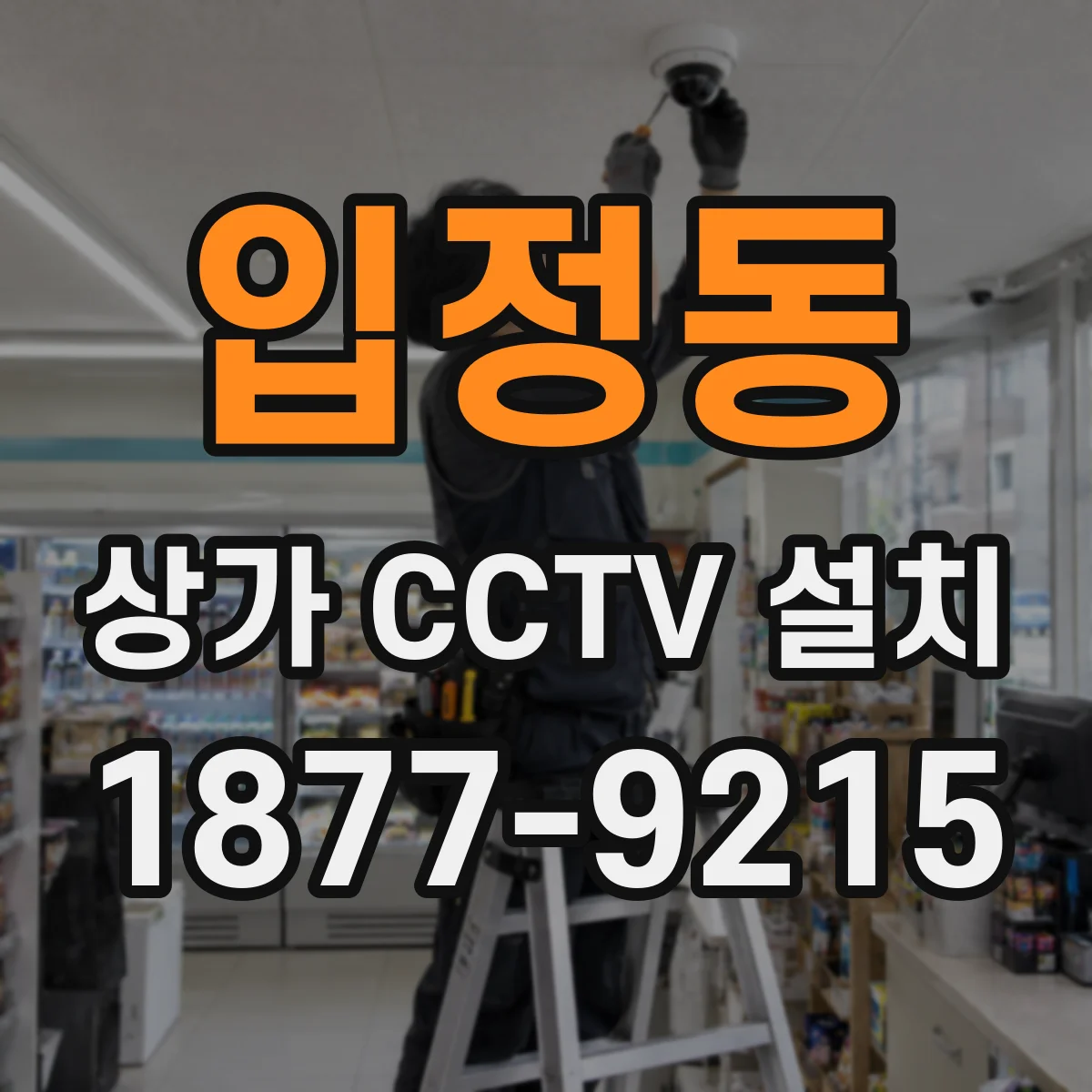 입정동 상가 CCTV 설치