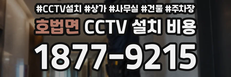 호법면 CCTV 설치 비용