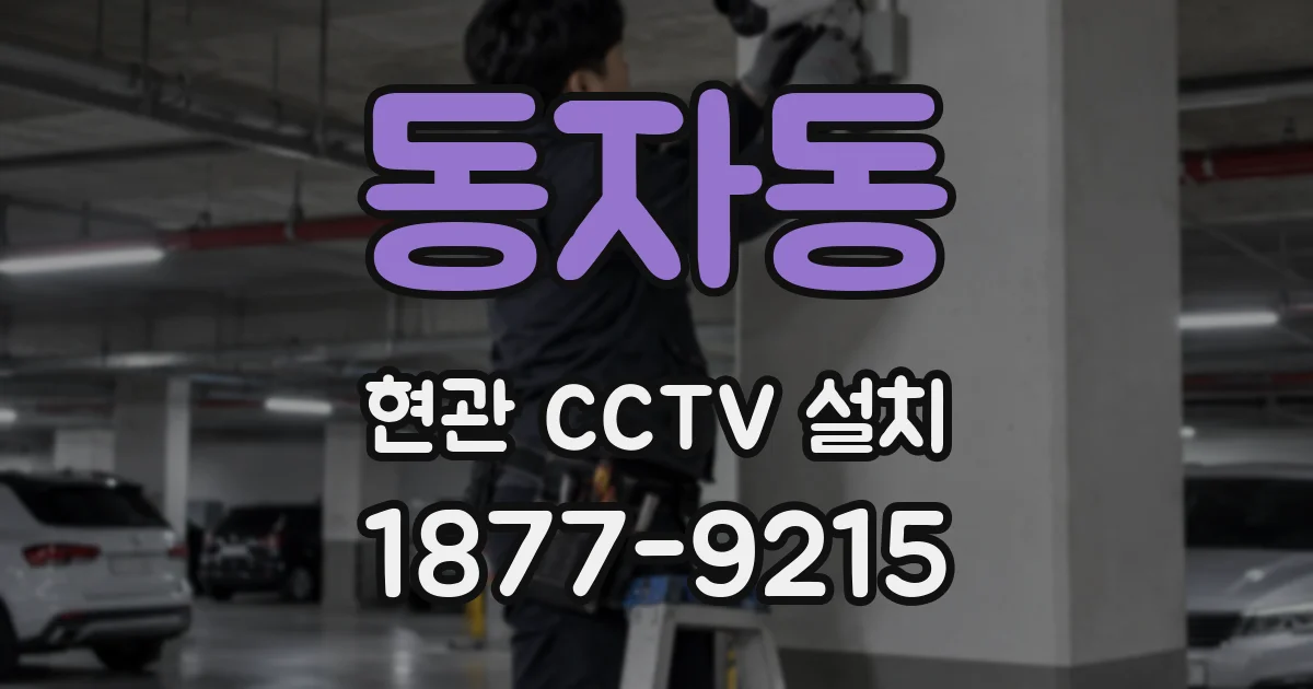 동자동 현관 CCTV 설치