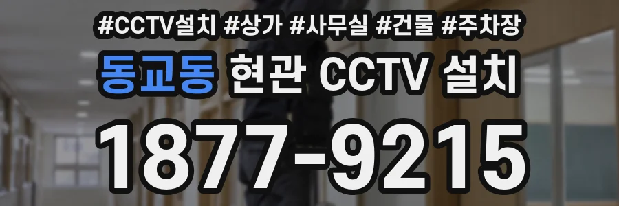 동교동 현관 CCTV 설치