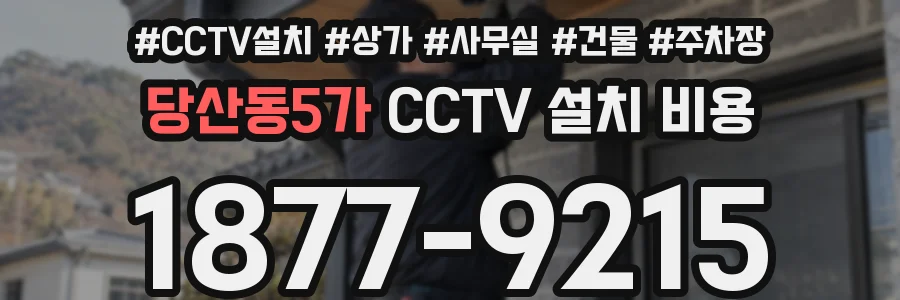당산동5가 CCTV 설치 비용