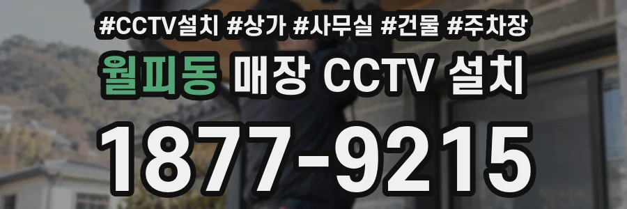 월피동 매장 CCTV 설치