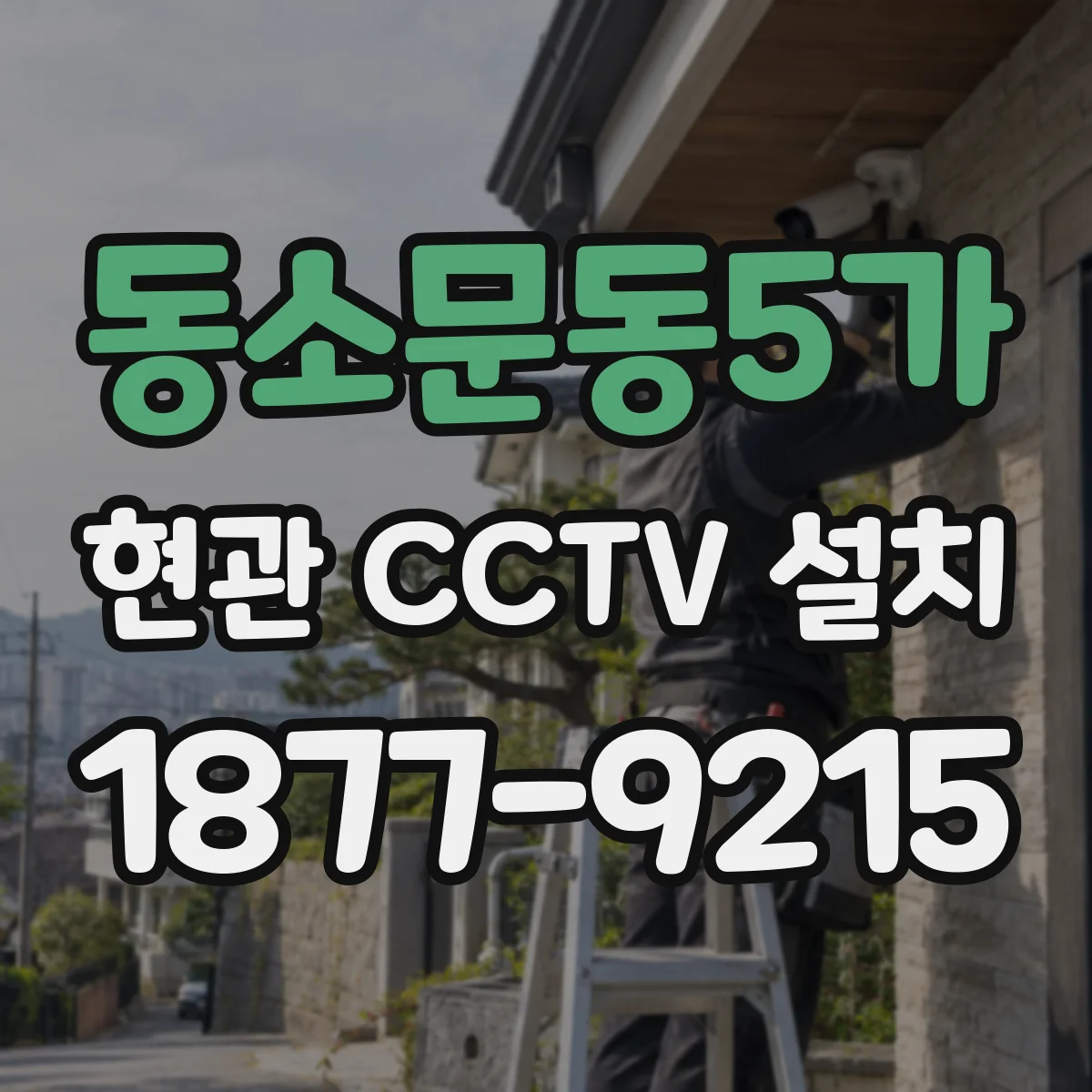 동소문동5가 현관 CCTV 설치