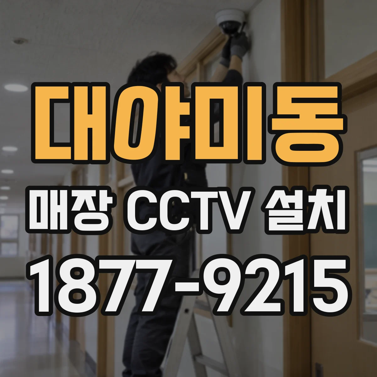 대야미동 매장 CCTV 설치