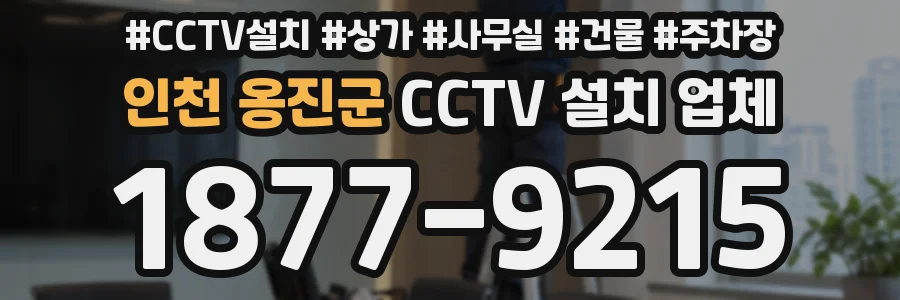 인천 옹진군 CCTV 설치 업체