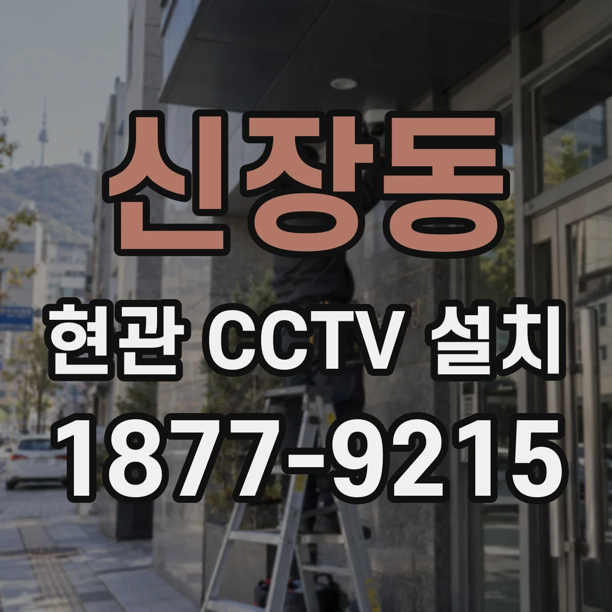 신장동 현관 CCTV 설치