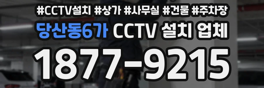 당산동6가 CCTV 설치 업체