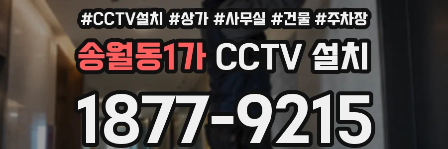 송월동1가 CCTV 설치