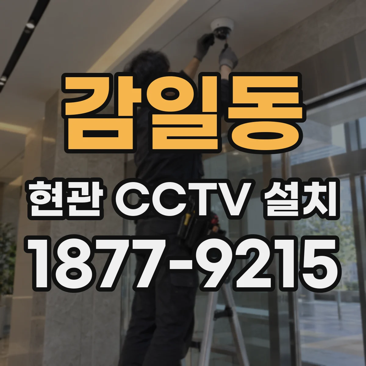 감일동 현관 CCTV 설치
