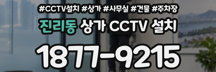 진리동 상가 CCTV 설치