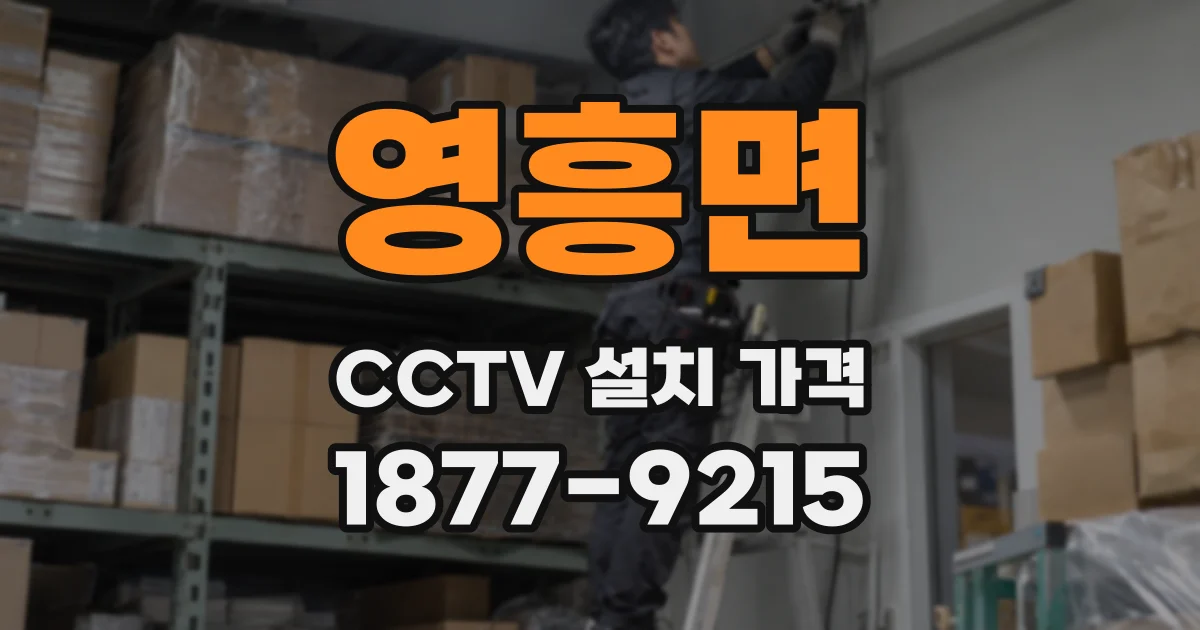 영흥면 CCTV 설치 가격