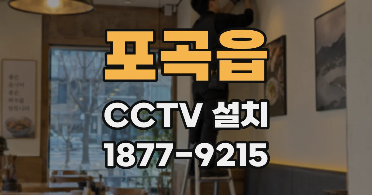 포곡읍 CCTV 설치