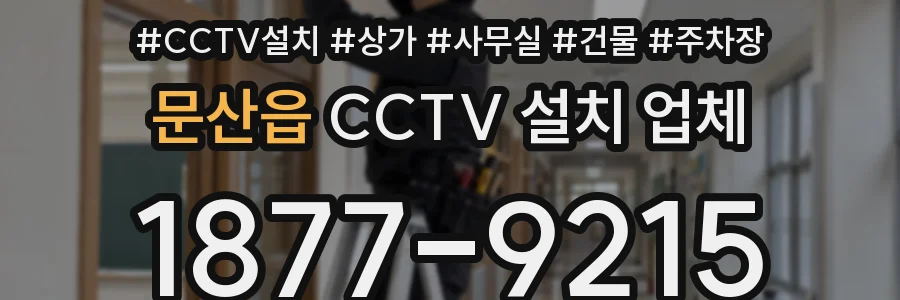 문산읍 CCTV 설치 업체