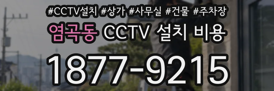 염곡동 CCTV 설치 비용